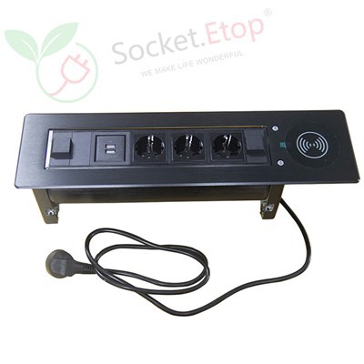 Flip rafmagnsinnstunga fyrir þráðlaust hleðslutæki